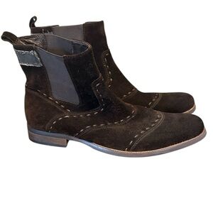 RJ Colt Frankly Chelsea Men's‎ Brown Suede Boot Size 8.5